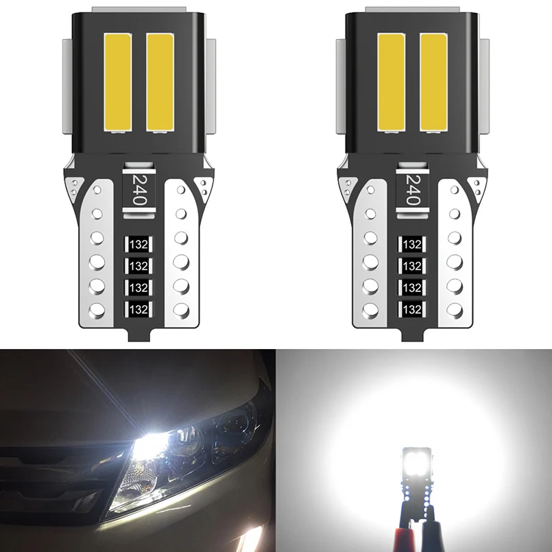 

СВЕТОДИОДНЫЕ Лампы Canbus T10 W5W, супер яркие, 2 шт.