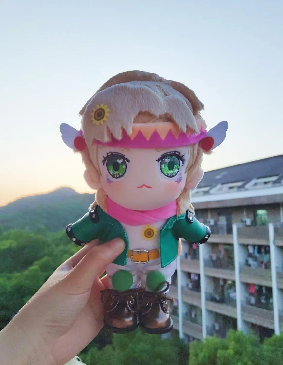 Аниме Цезарь Anthonio Zeppeli костюмированная милая плюшевая подушка кукла Джоджо