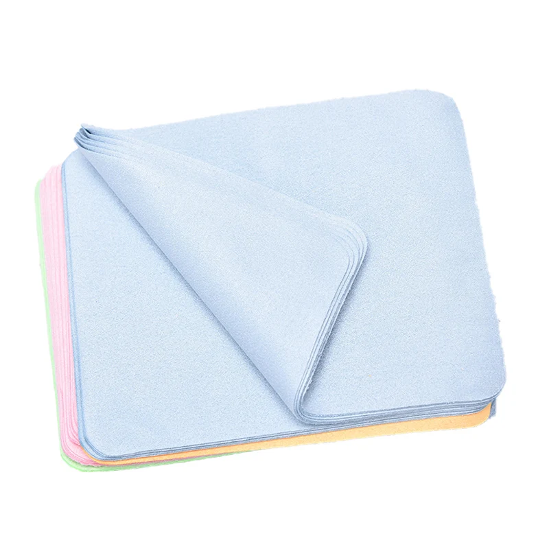 

50Pcs Silver Jewelry Cleaning Polishing Cloth Jewelry Glasses Wiping Cloth