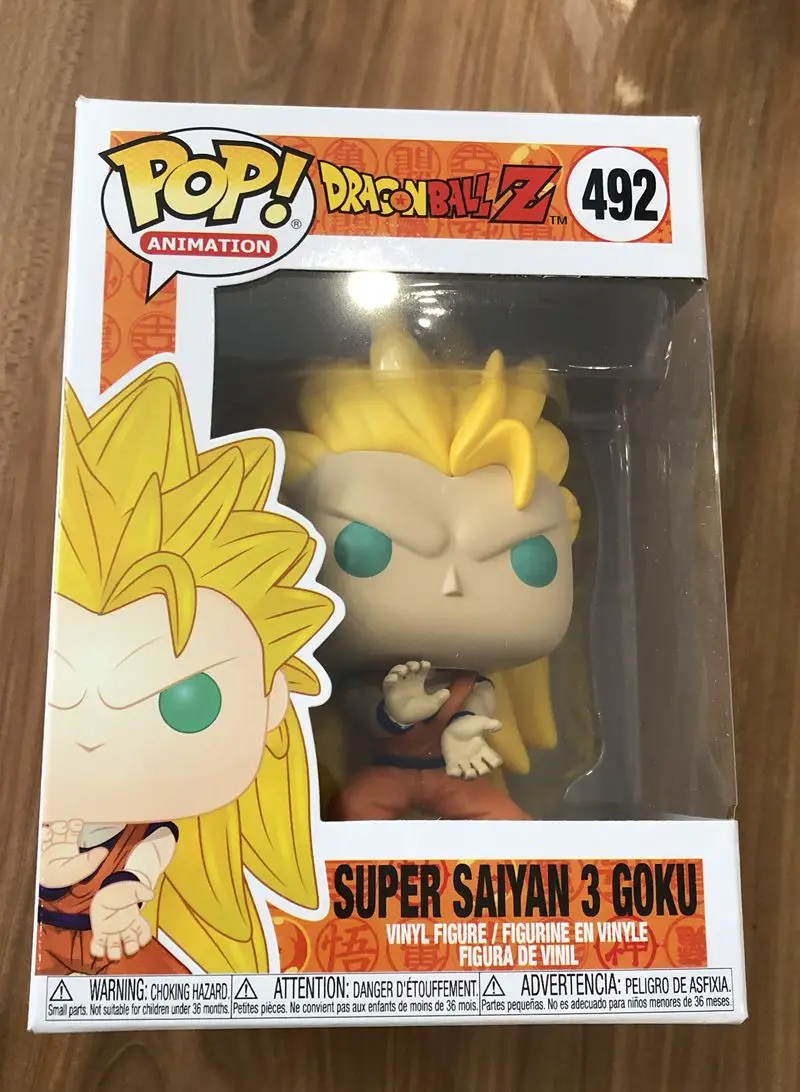 Эксклюзивная официальная Funko pop Dragon Ball Z-Super Saiyan 3 Goku Виниловая фигурка Коллекционная модель игрушки с оригинальной коробкой