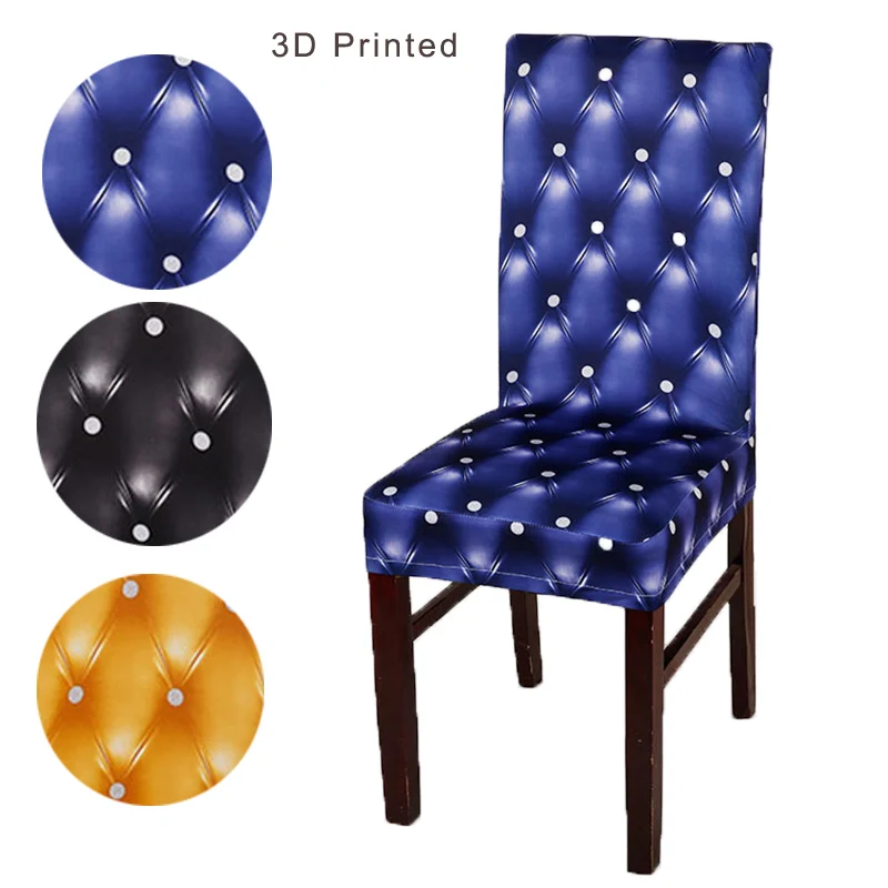 3D printed Dining chair cover kitchen covers for weddings dining chairs wedding | Дом и сад