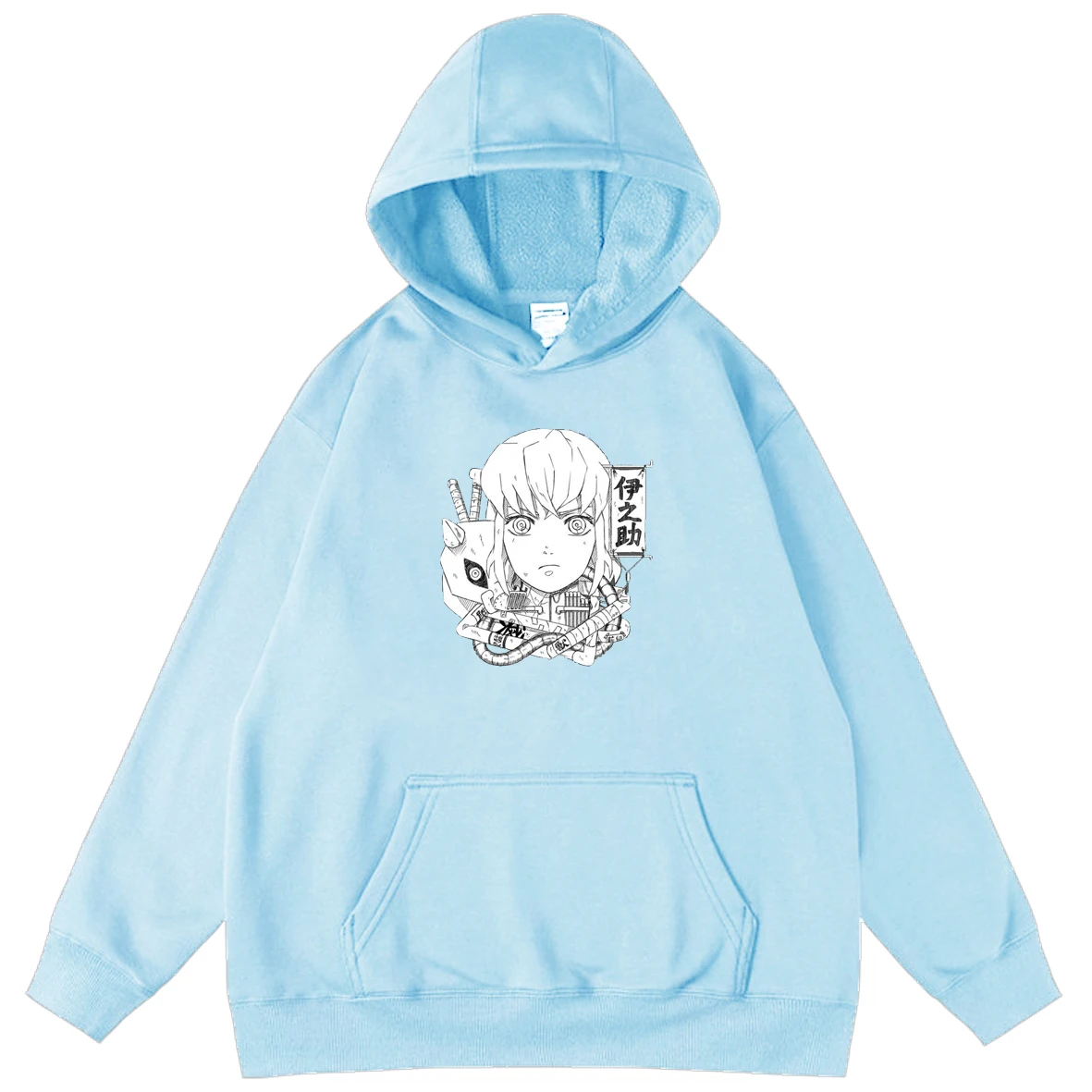 

Demon Slayer Men's Sweatshirts Men Oversized Hoodie Male Tops Unisex Anime Hooded Hoodey Fleece Loose Streetwear Pullover Tops