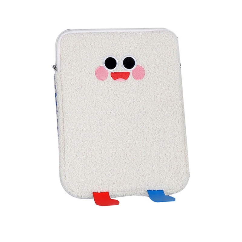 

Tablet Protect Pouch Bag Case Sleeve Cute Cartoon Plush Laptop Cover Pocket 517D