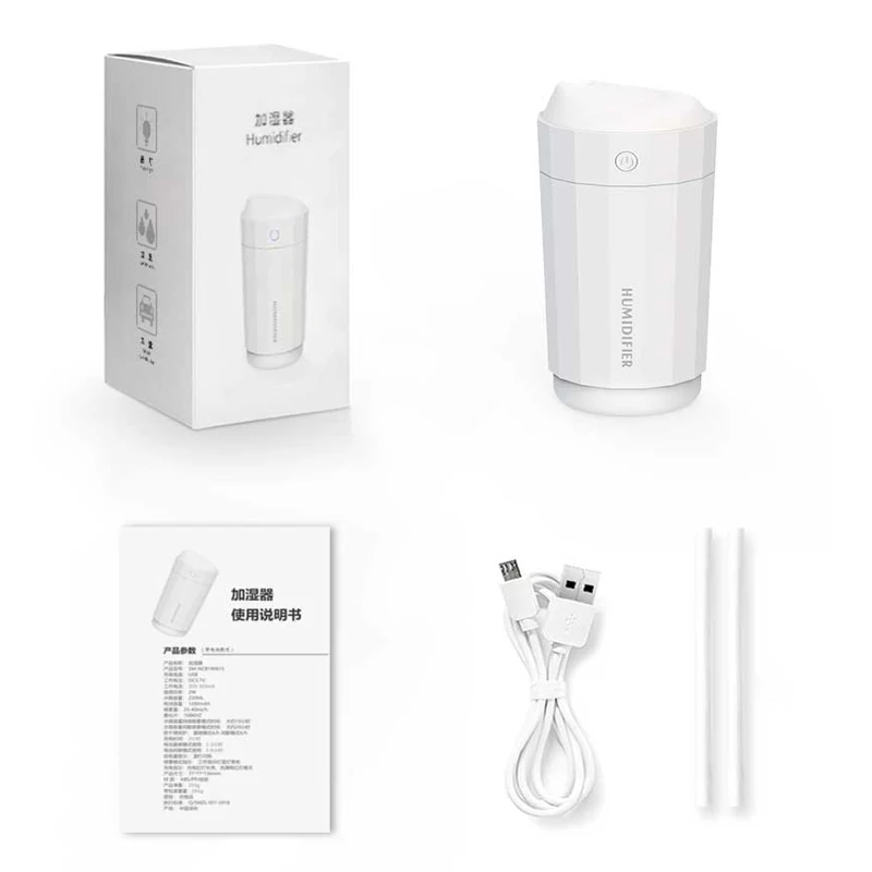 

2020 Newest 230ml Ice Cream Air Humidifier Aroma Essential Oil Diffuser USB Car Humidifier Electric Aromatherapy Air Purifier