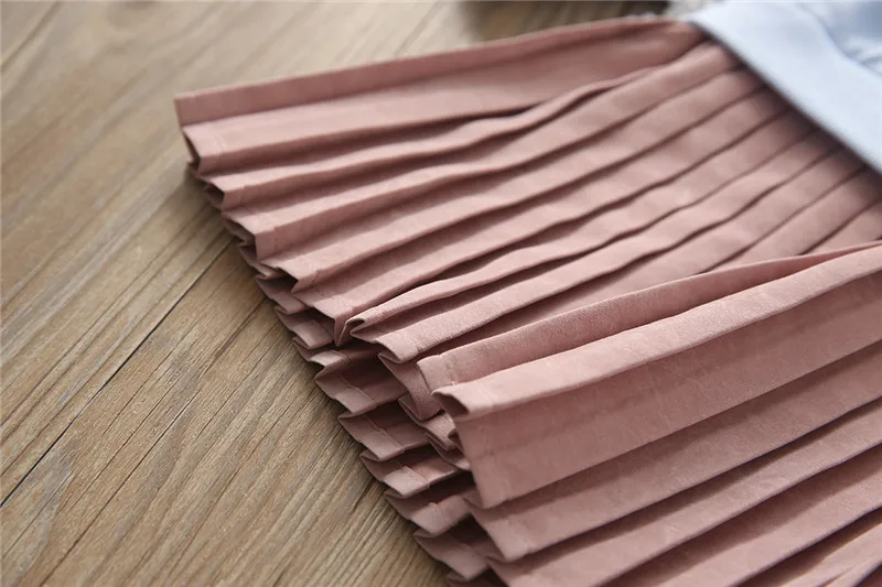 Новинка 2019 платье для девочек с длинным рукавом Осеннее Повседневное маленьких