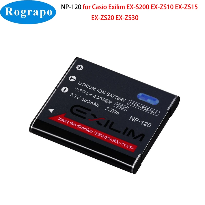

Original NP-120 NP120 Battery For Casio Exilim EX-S200 EX-S300 EX-ZS10 EX-ZS12 EX-ZS15 EX-ZS20 EX-ZS26 EX-ZS30 Z680 Z690 Z790