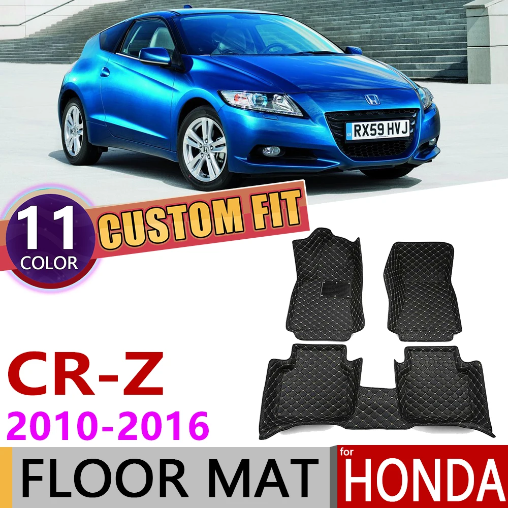 Пользовательские автомобильные кожаные Коврики для Honda CR-Z RE 2010 ~ 2016 CRZ CR Z 5 мест