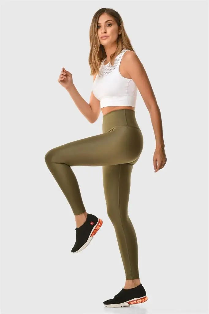 Superstacy Bright Khaki Sports Leggings