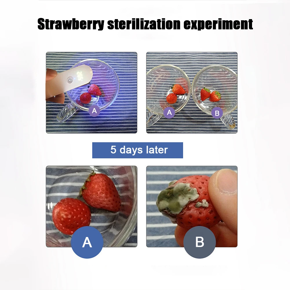 Портативная УФ-дезинфекция перезаряжаемая УФ-лампа ручное дезинфицирующее