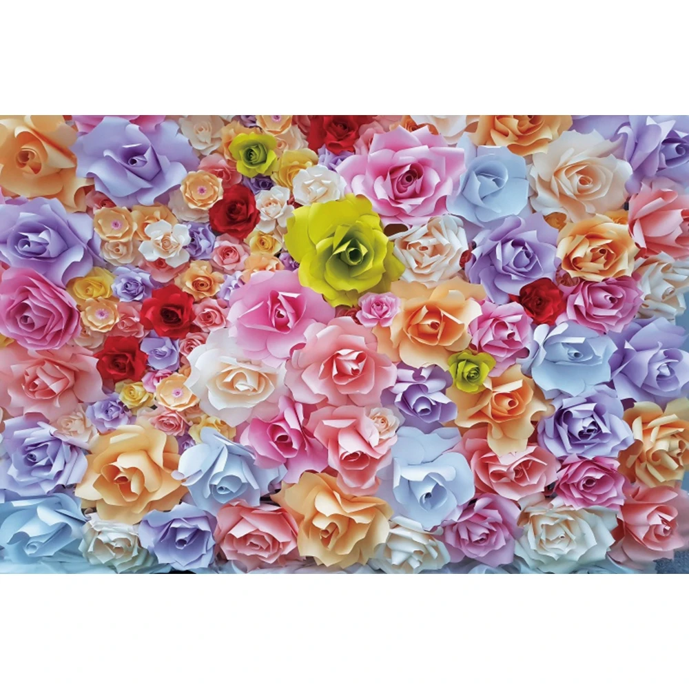 Фон для фотосъемки Yeele с изображением свежих цветов роз ярких цветов|Фон