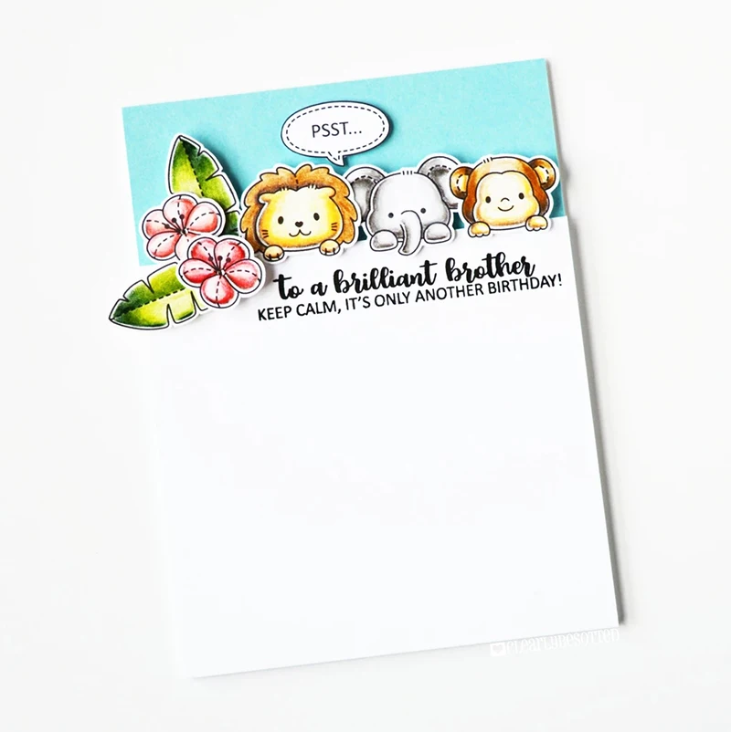 Металлические Вырубные штампы с головой животного и прозрачные трафареты для