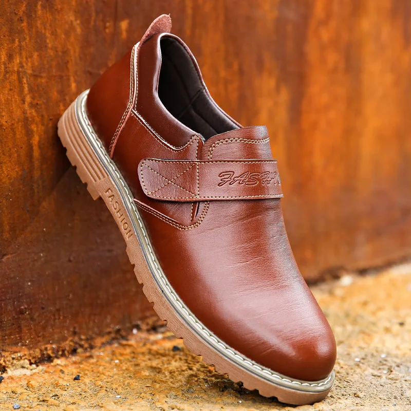 

Genuine Leather Brogue Shoes Men Business Shoes Brand Mens Casual Shoes Black Brown Leather Male Footwear Comfortable KA1843