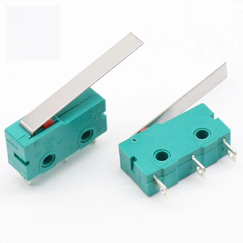 10 шт. 3-контактные микросенсорные переключатели NO + NC 3a/5a 125VAC 250VAC мини-концевой