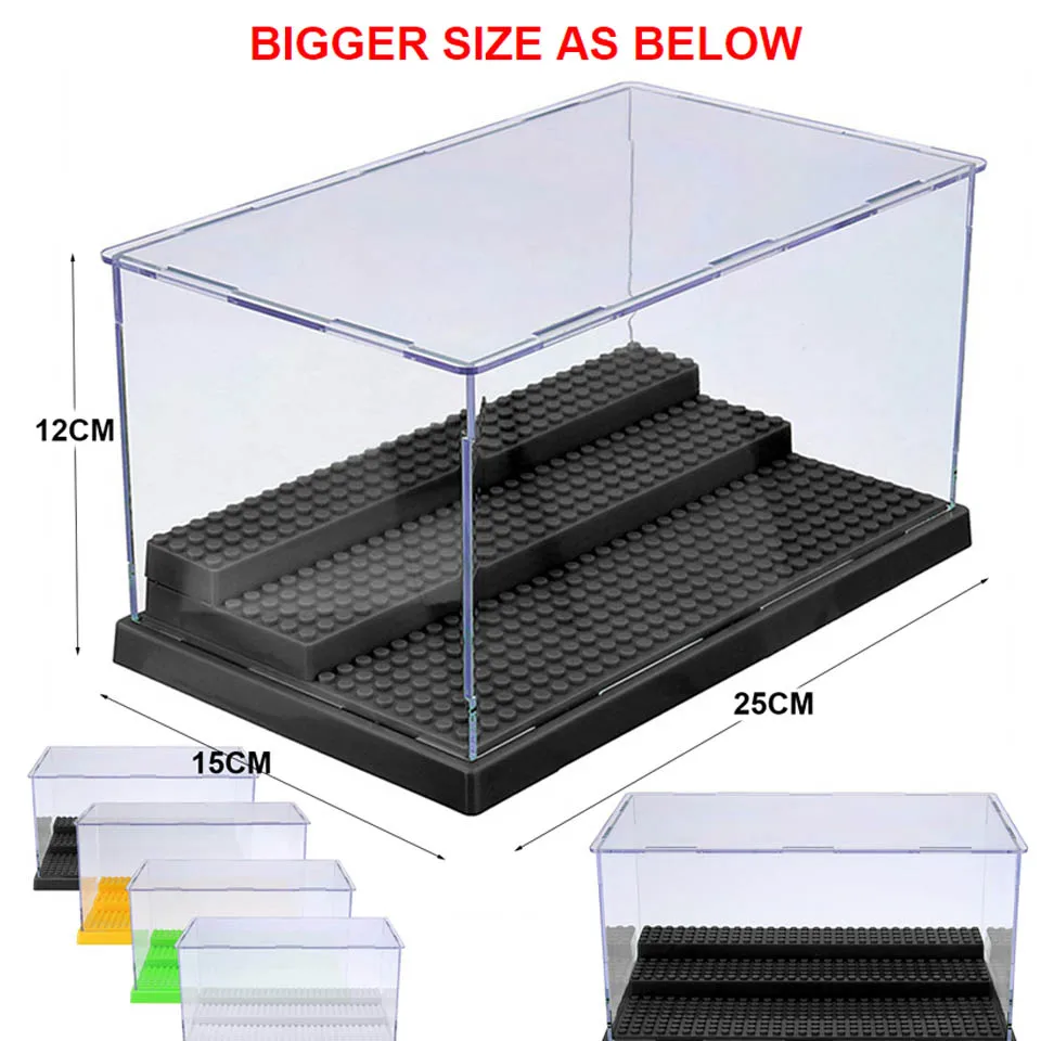 

2020 Compatible Acrylic Plastic Action figures lepining Display Case Box Dustproof display box Building Blocks bricks Toys