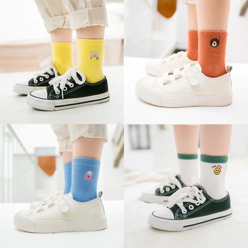 5 пар Детские хлопковые носки 15 цветов | Мать и ребенок