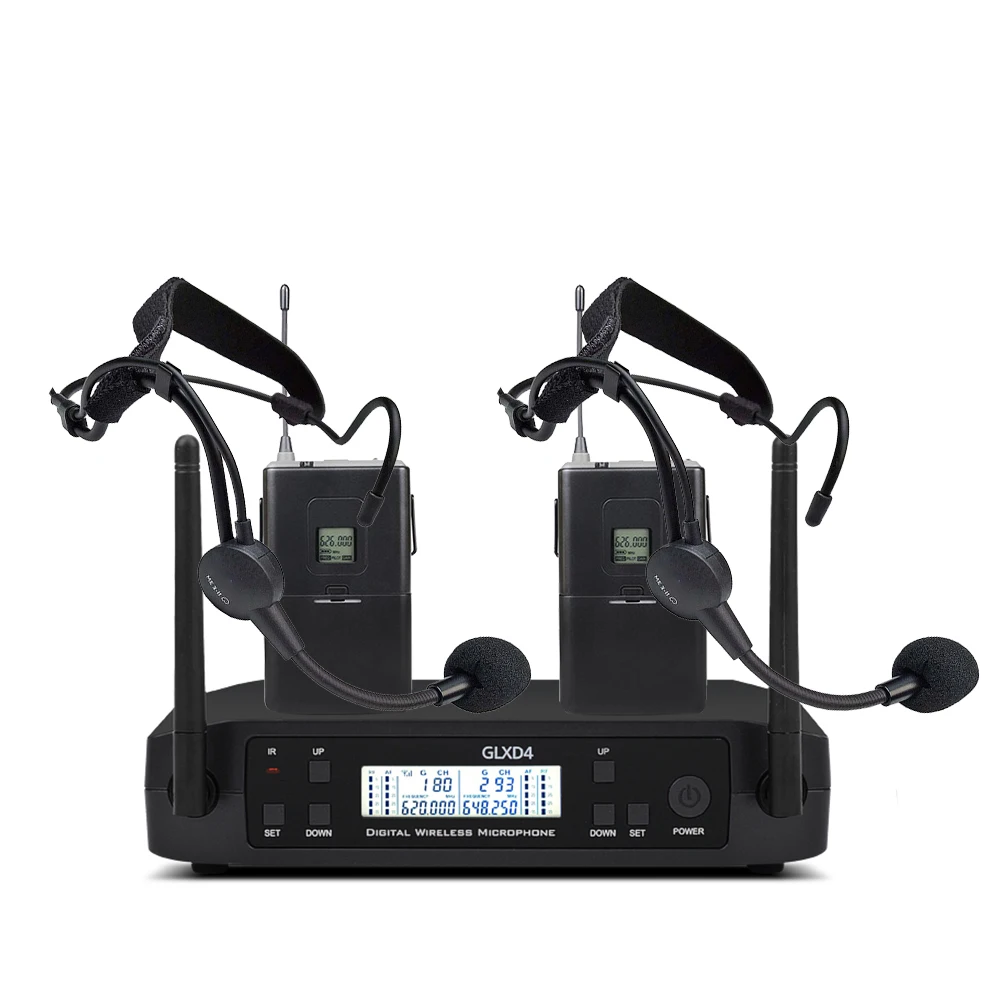 Беспроводная микрофонная система SHURE glxd4 SM58 ручной двухканальный микрофон для