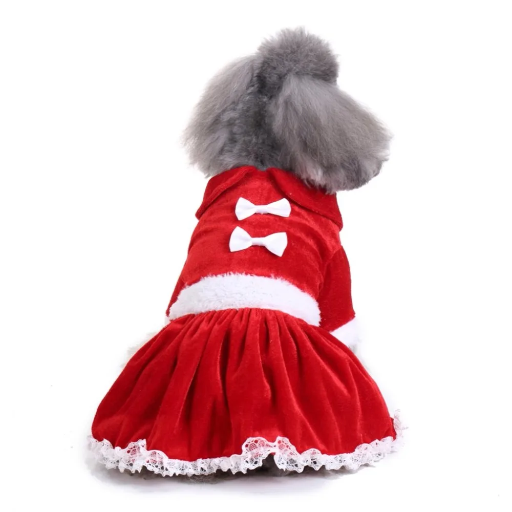 Christmas Series Pet Dog Clothes Costume Cute Cartoon For Small Cloth Butterfly Dress |