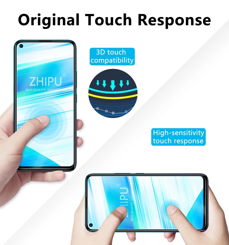 2 шт закаленное стекло для VIVO Z5X стекло протектор экрана 2.5D 9H Премиум Закаленное стекло для VIVO Z5X защитная пленка