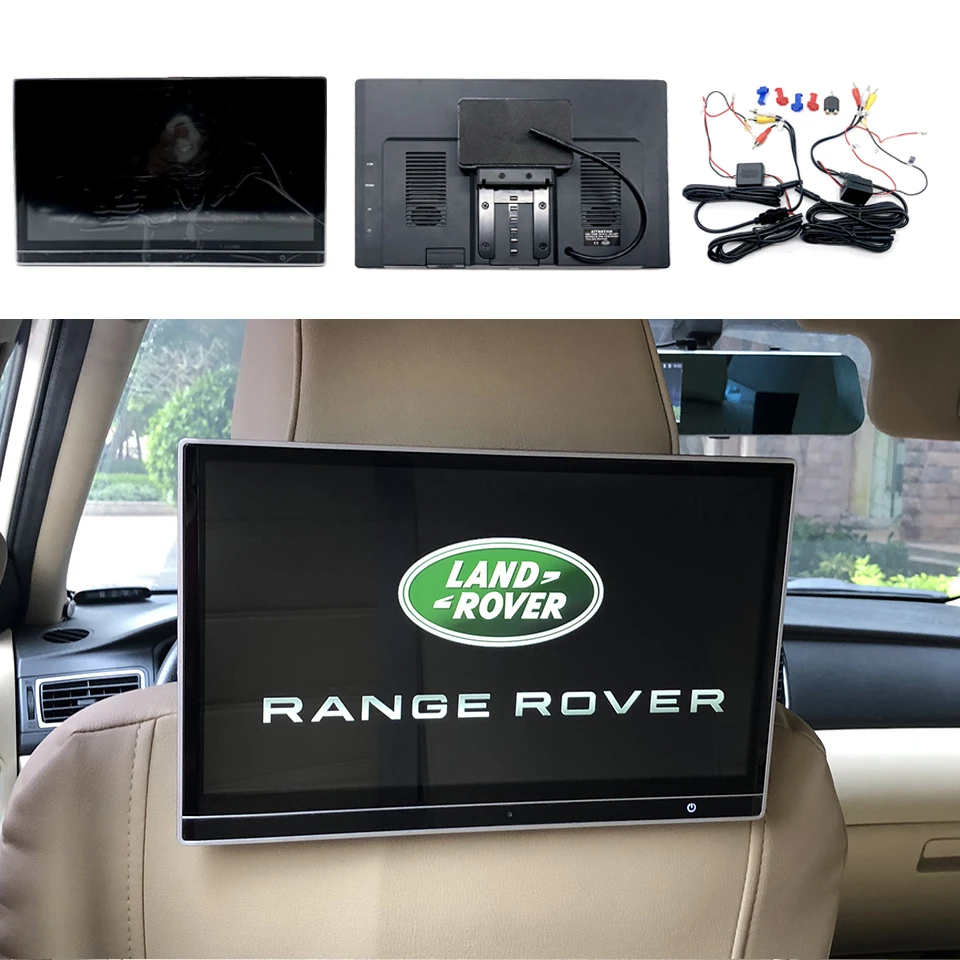 

For Range Rover 12.5 Inch Android 10.0 Headrest Monitor 1920*1080 4K HD 1080P Video Support Miracast Wifi FM SD USB MP5 2GB+16GB