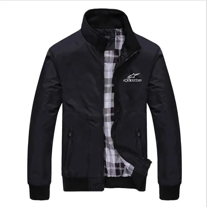 

Alpinestar 2021 Men's Spring And Autumn New Trend Letter Printing Korean Slim Stand Collar Casual Fashion Handsome Jacket Men