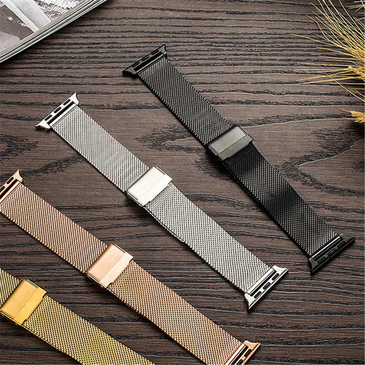 

Apple Watch Strap Replacement Apple Watch 1/2/3/4 Generation Stainless Steel Mesh Strap Watch Accessories