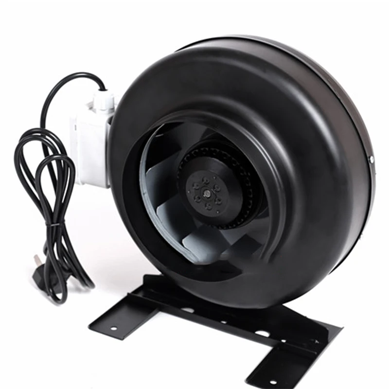 Household Circular Duct Centrifugal Powerful Suction Blower Multifunctional Metal Casing Fan