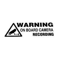 hot warning on board camera recording car window truck auto vinyl car sticker decal waterproof car decoration