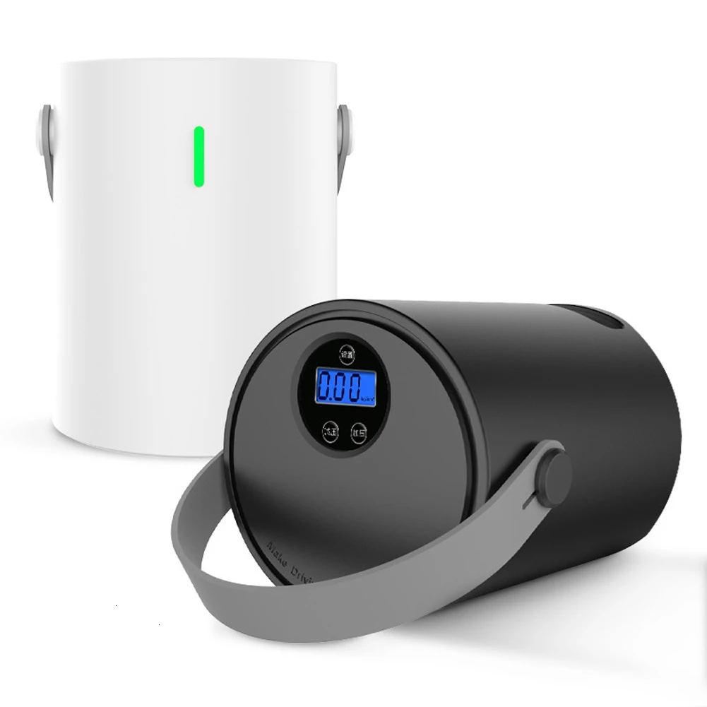 Портативный воздушный компрессор надувной насос с ЖК-дисплеем 12 В 150psi USB