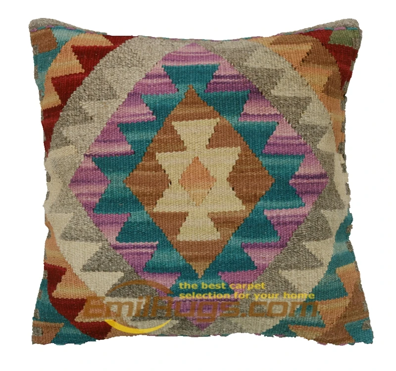 Наволочка для подушки 50x70 Kilim домашний декор ручной работы ручная работа плетеная
