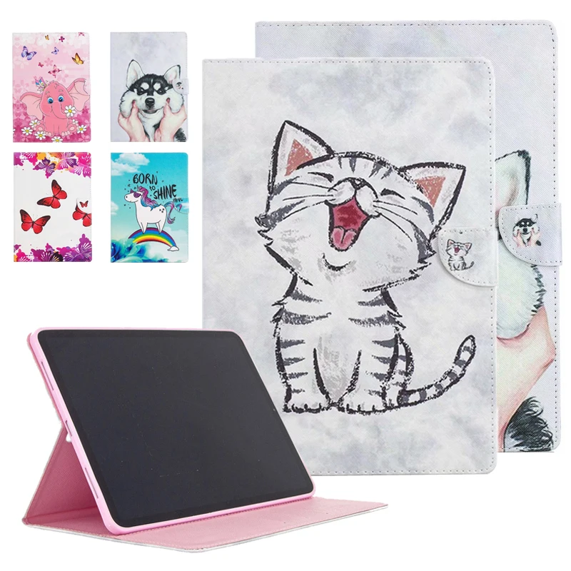 

Fashion Cute Cat Dog Kids Coque for Samsung Galaxy Tab 8 2019 SM-T290 T295 Cartoon Cute Animals Cover for Galaxy Tab A 8.0 2019