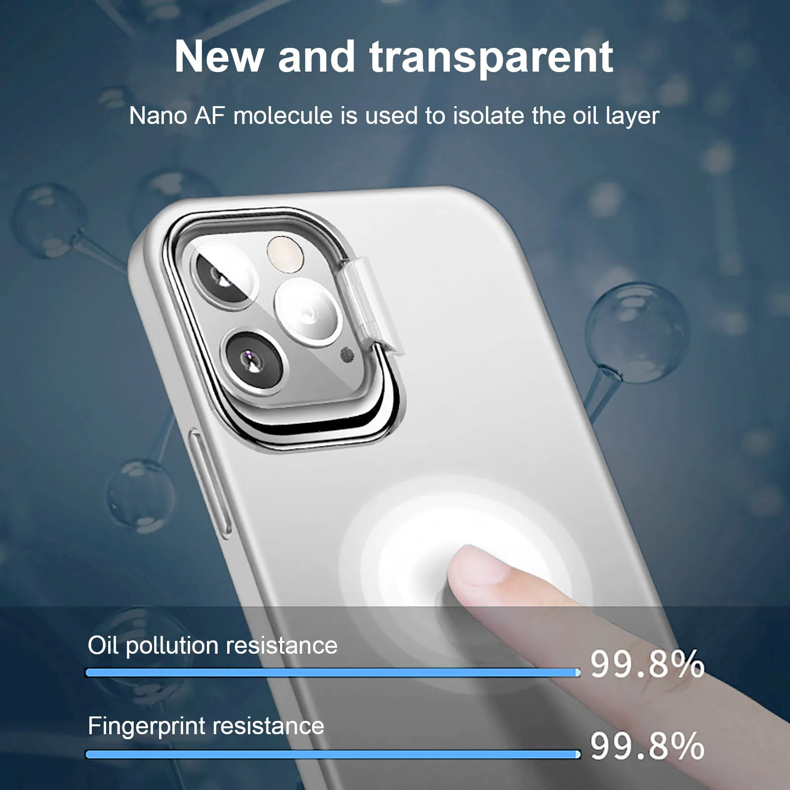 Для Iphone12promax (6 7) чехол для телефона задняя крышка прозрачная защита от ударов при
