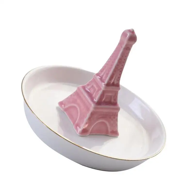 Керамическая тарелка органайзер для хранения ювелирных изделий декоративное