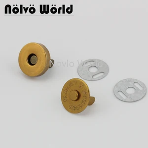 8 шт тест, 14*3 мм, Старые золотые металлические магнитные застежки-пряжки застежки прочные магнитные пуговицы для женских сумок аксессуары для кошельков