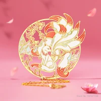 qingqiu nine tailed fox chinese style forbidden city cultural and creative bookmarks for boyfriend art and family decoration