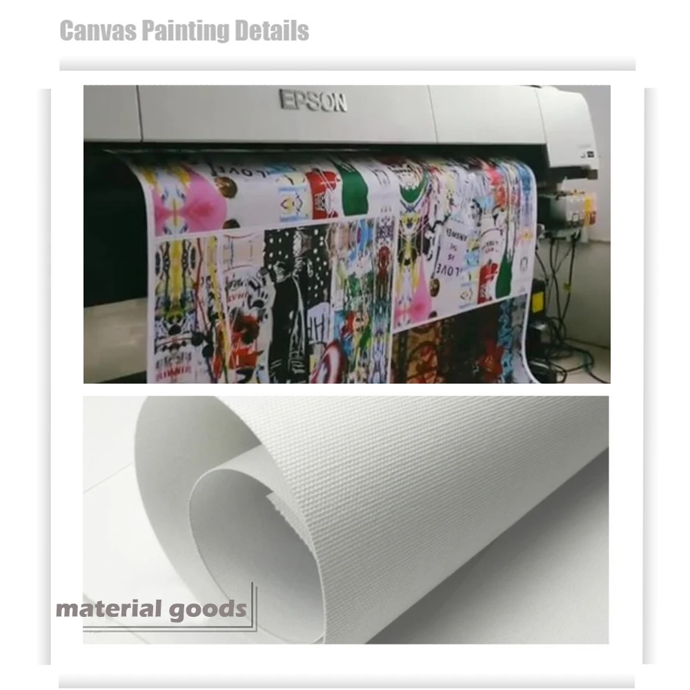 

Modern Graffiti Art Posters and Prints Canvas Wall Art Canvas Inspirational Text Hope and Love Paintings for Room Wall Decor