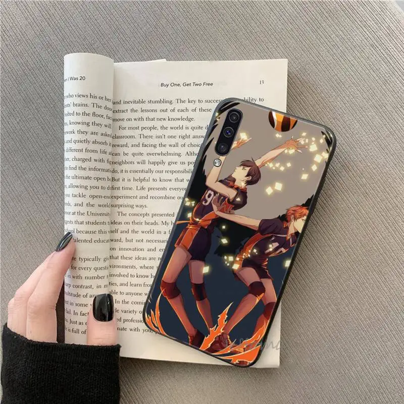 

Anime Haikyuu Phone Cases For Samsung galaxy S note 7 8 9 10 20 fe edge A 6 10 20 30 50 51 70 lite plus Soft Silicone Funda