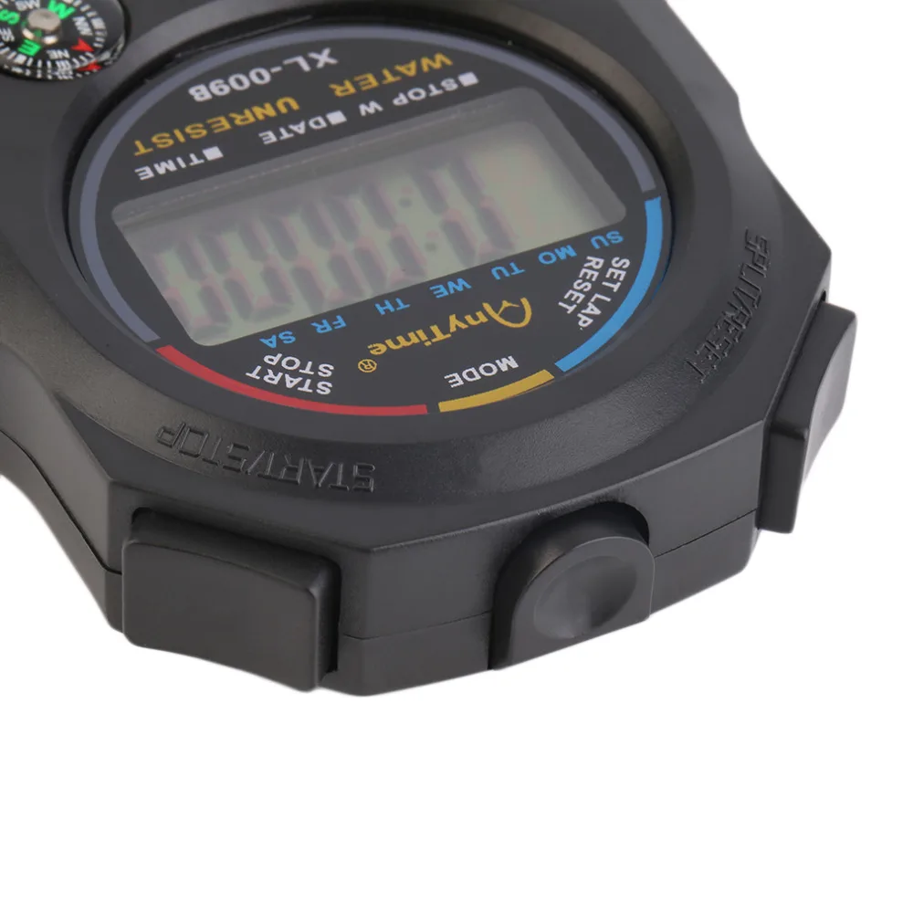 

2021 NEW Waterproof Digital LCD built-in compass Stopwatch Chronograph Timer Counter Sports Alarm