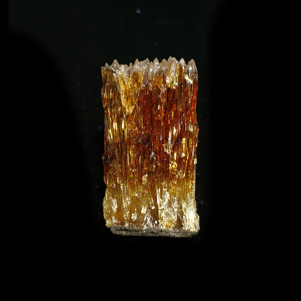 48 г C1-1 натуральный камень Янтарный кальцит минеральный кристалл образец