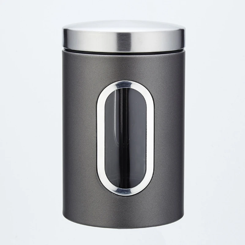 

3 Pack Kitchen Canister Set Stainless Steel Food Storage Containers With Lid