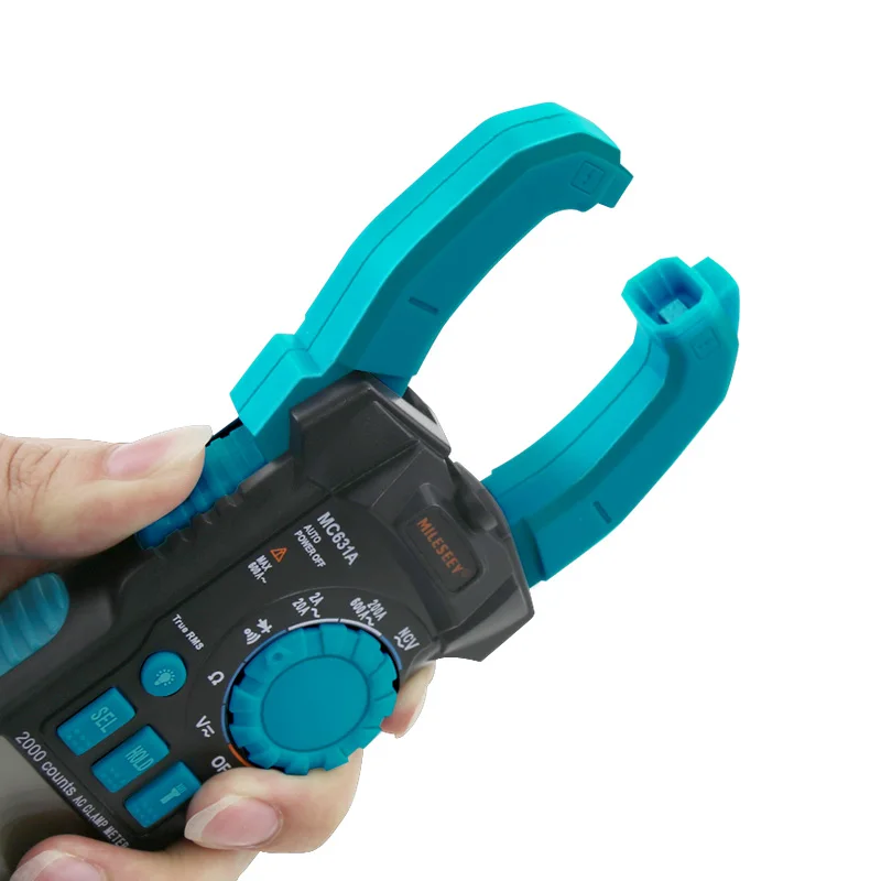 Цифровой измеритель зажим Mileseey Бесконтактный тестер напряжения и частоты 6000