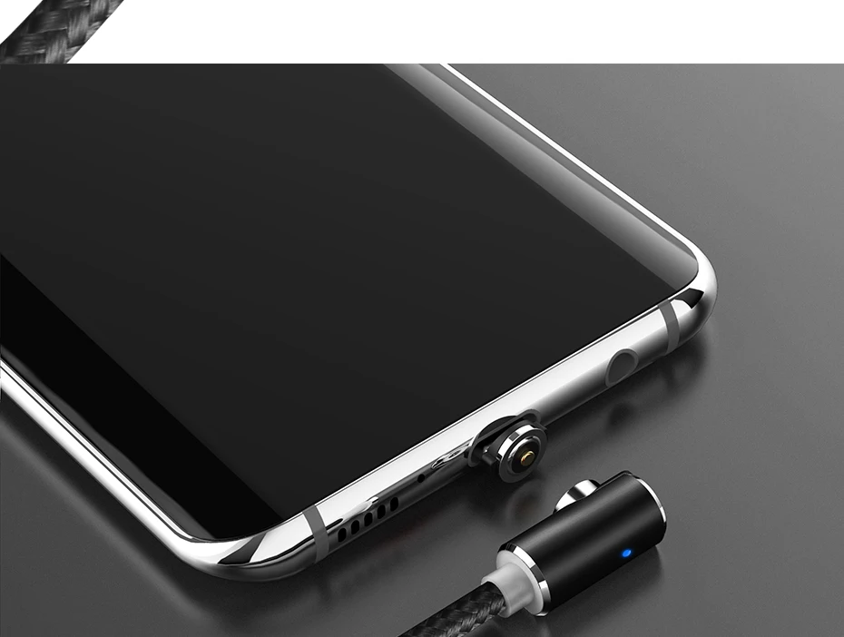 TOPK Магнитный usb кабель для зарядки Micro USB кабель для iPhone samsung huawei usb type C Магнитный зарядный кабель кабели для мобильных телефонов