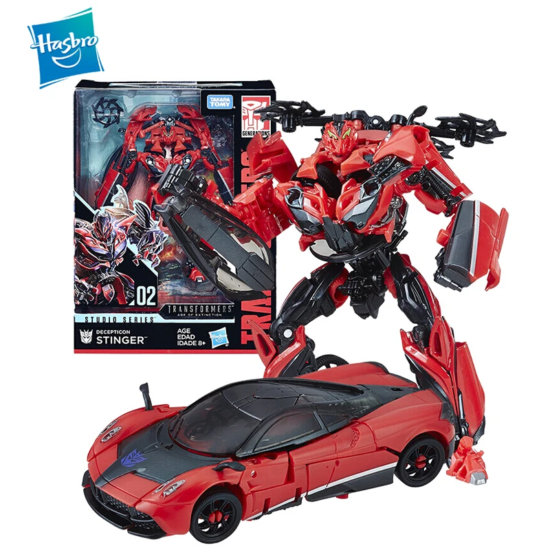 Экшн фигурка Hasbro Трансформеры Studio Series 02 Deluxe Class Movie 3 Stinger Игрушечная модель SS02 для