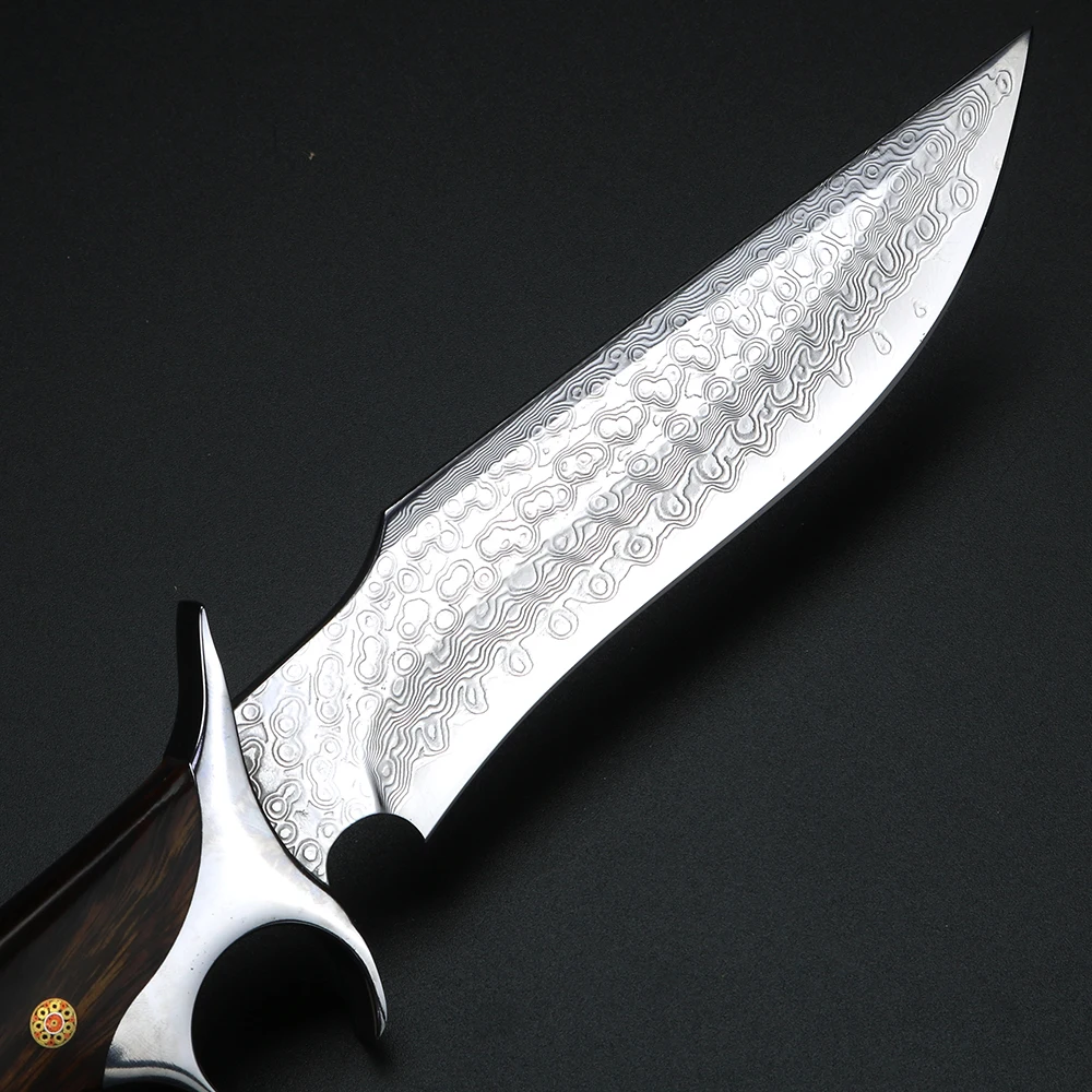Outdoor camping damascus knife surviva lgear Hunting Knives tools Fishing Tactical Combat Self-defense High quality steel | Инструменты