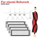 Аксессуары для бытового робота-пылесоса xiaomi Roborock S6 S6 Max, HEPA фильтр, основная щетка, боковая щетка, запасные части