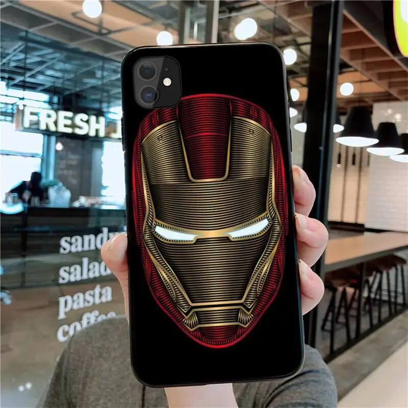 Чехол для телефона Super hero Железный человек паук iphone 13 12 11 Pro Max Mini XS 8 7 6 6S Plus X 5S SE 2020 XR
