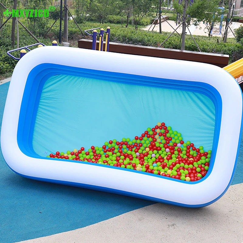 

Summer Children's Inflatable Swimming Pool Portable Outdoor Baby Swimming Supplies Large Size Square Inflatable Bathtub