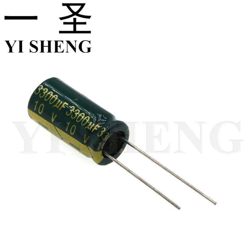 

10PCS Electrolytic capacitor 10V3300uF 10*20 aluminum electrolytic capacitor 3300uf 10V