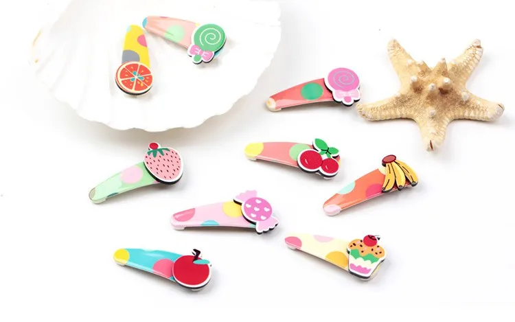 MeryYuer Новая модная Корейская акриловый конфетный торт Сезон: Осень BB зажимы