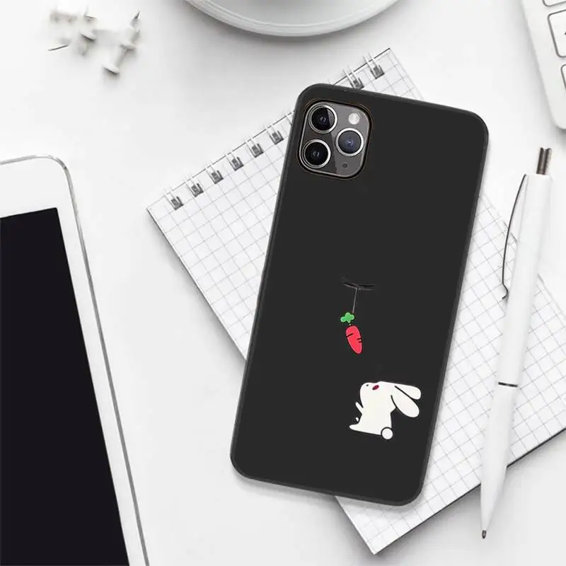 

Funny cute animals Creative design Phone Case Candy Color for iPhone 6 7 8 11 12 s mini pro X XS XR MAX Plus protective shell