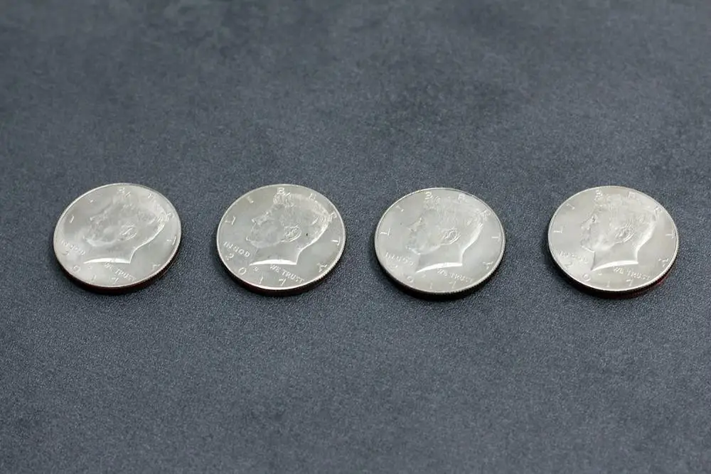 Монета бомбардировщик магия (половина доллара монета версия)